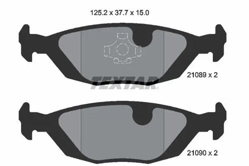 Pastiglie freno 2108902 textar - pastiglie,