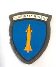 SCUDETTO OMERALE, PATCH E.I III° BRIGATA MISSILI AQUILEIA