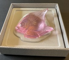 Lalique Pink Angelfish With