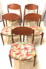 5 SEDIE ISA TEAK NORDICO