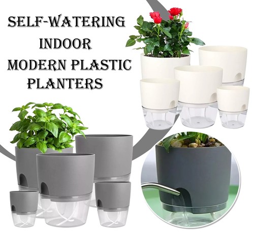 Fioriera moderna plastica - in,