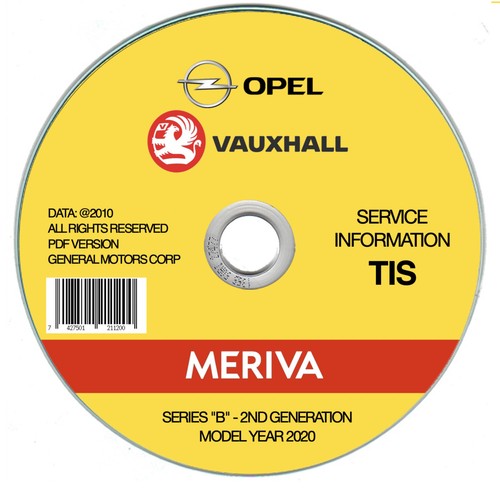 Opel meriva ii - ii, serie