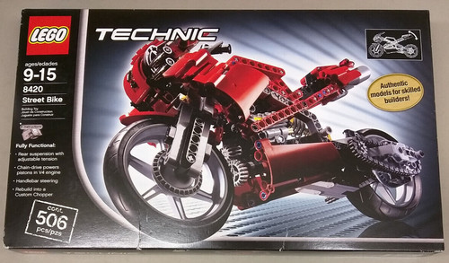 Lego technic 8420 street bike - technic,