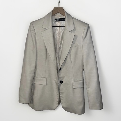 Zara women beige blazer - zara,