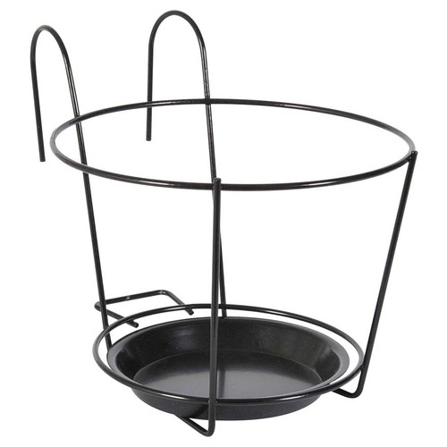 Verdemax balconiera nera - verdemax, tonda