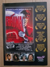 VHS TRADE AD - TRAUMA / BURNT