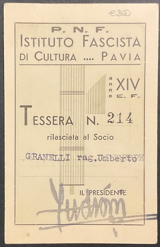 Pavia pnf istituto cultura - istituto,