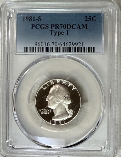 1981 proof washington quarto - s,
