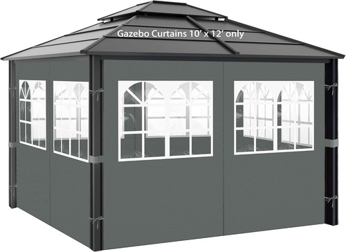 Tende privacy gazebo - gazebo, 10'x10'