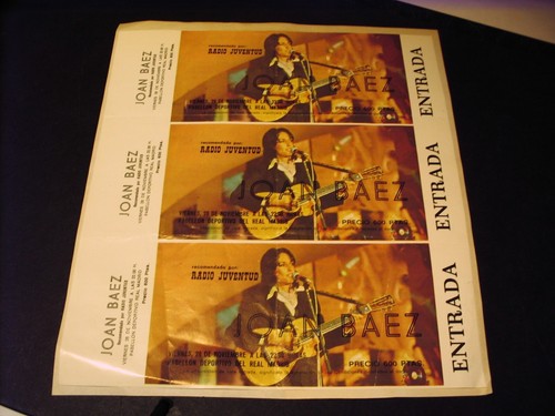 Joan baez complete tickets - 3,