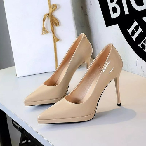 Decolte beige cachi - beige, lucide
