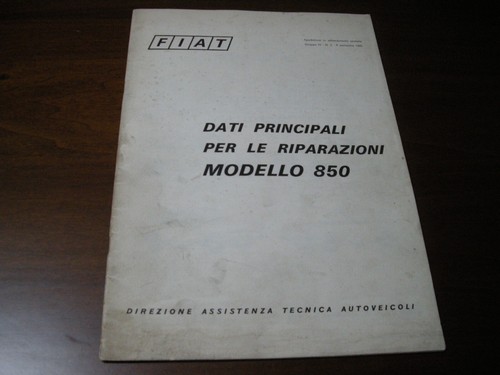 Fiat raro manuale per - fiat,