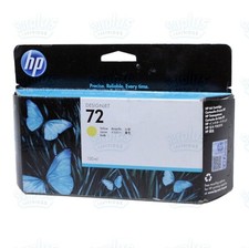Genuine HP 72 Yellow Ink