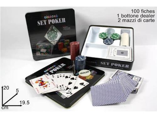 Confezione gioco poker 100 - confezione,