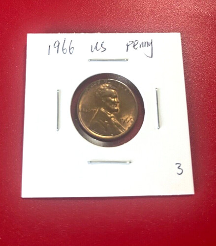 Moneta penny del 1966 - us,
