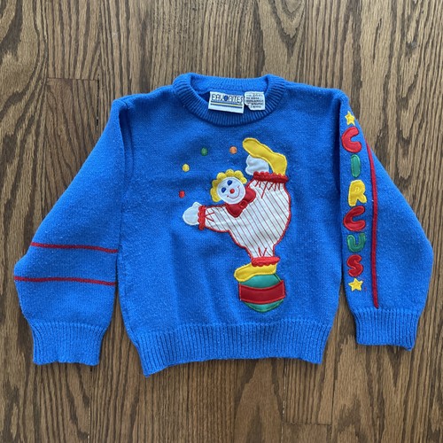 Maglione vintage clown - vintage, circo
