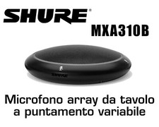 Shure MXA310B Array di microfoni da tavolo a puntamento variabile