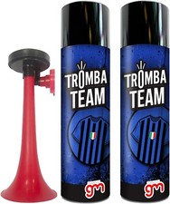 Magazzini GM Tromba Team Eventi Sportivi e Nautica 300ml kit 2 ricariche +tromba