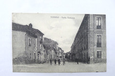 vecchia CARTOLINA foto antica TERAMO PORTA ROMANA 1910 CA ABRUZZO