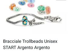 "TROLLBEADS" BRACCIALE START ARGENTO OPERA D'ARTE CON VETRO a scelta. Leggi bene