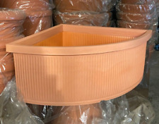 VASO ANGOLARE AMPIO CM. 80X80 H40 IN RESINA ROBUSTO E  LEGGERO COLORE IMPRUNETA