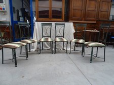 Lotto sedie in ferro - lotto,