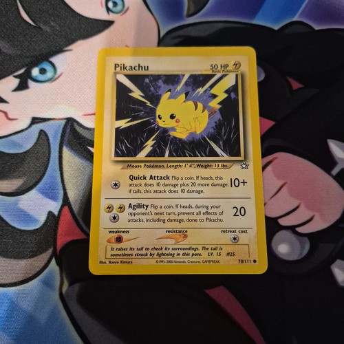 Pokemon tcg pikachu 111 - pikachu, neo