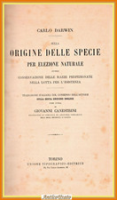 SULLA ORIGINE DELLE SPECIE di