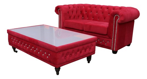 Divano tessuto chesterfield - divano,