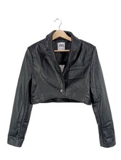 ZARA Giacca in ecopelle Donna