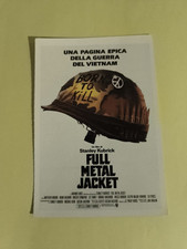 FULL  METAL JACKET - CARTOLINA MINI LOCANDINA CIAK 1987 COLLEZIONE CINEMA