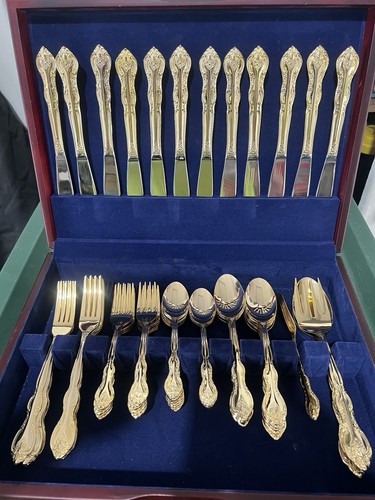 Set posate placcate oro - , 63