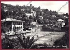 SAVONA ALASSIO 170 TENNIS - SPORT Cartolina FOTOGRAFICA viaggiata 1949