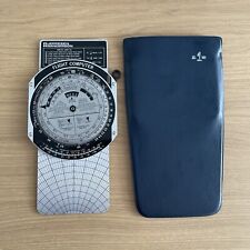 Jeppesen Sanderson Manual Flight Computer with case Good condition