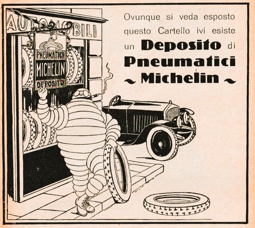 Pubblicita 1927 pneumatici - pubblicita',