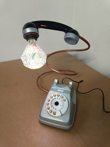 Telefono lampada vintage - lampada,