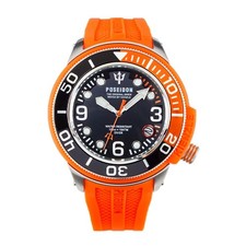Orologio POSEIDON 24 KIENZLE UP-708 45mm Diver Arancione Acciaio Silicone 15atm
