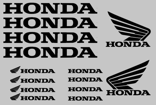 Adesivi honda decals - adesivi,