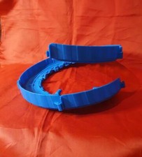 TRENINO THOMAS  6 BINARI CURVI BLU IN CURVA PARABOLICA A SALIRE CON CONTENITORE