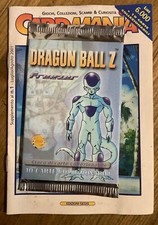 Dragon Ball Z Freezer cards pacchetto chiuso allegato a Cardmania 1 con guida