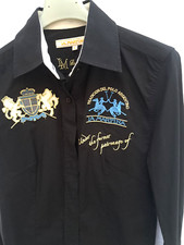 Camicia Donna La Martina Tg. S  colore Nero manica lunga