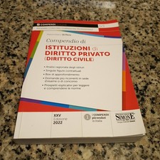 Compendio di Istituzioni Di Diritto Privato 5/3 M. Di Pirro Simone - Vedi Desc.