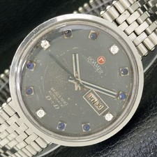 OROLOGIO ROAMER MUSTANG AUTOMATICO SVIZZERO DA UOMO DAY&DATE QUADRANTE ORIGINALE a432203-b