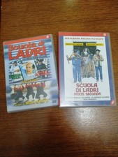 LOTTO 2 DVD SCUOLA DI LADRI 1 E 2 PARTE SECONDA LINO BANFI PAOLO VILLAGGIO BOLDI