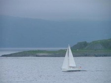 Photo 6x4 Yacht Passing Rubha