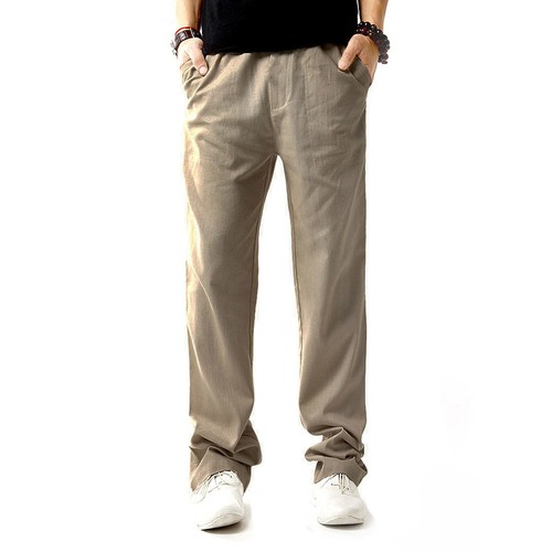 Pantaloni lino uomo con - pantaloni, da