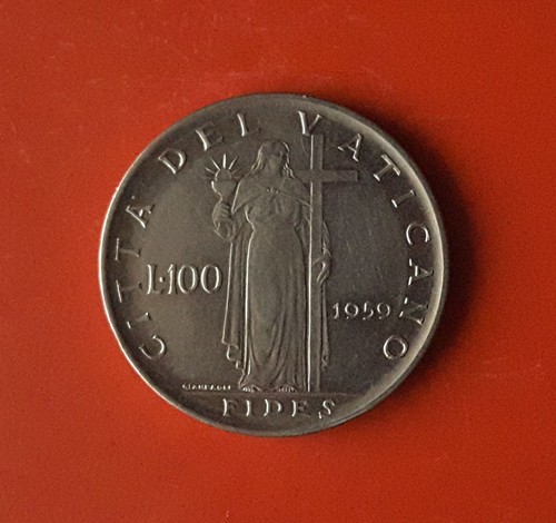 100 lire 1959 vaticano - 100,