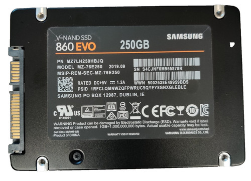 Samsung 860 evo 250 - samsung,