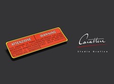 ADESIVO STICKER MOTORE