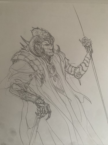 Warhammer original art karl - original,